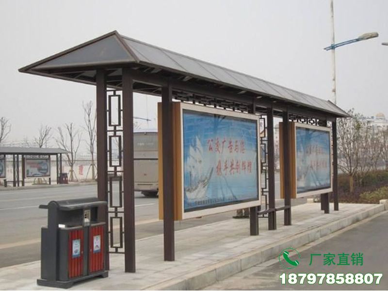 洮南中式创意公车候车亭