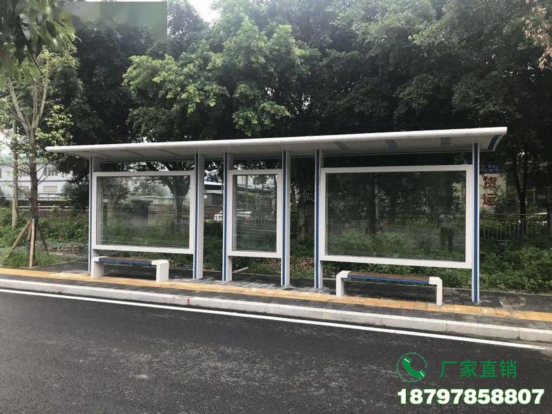 高台县中式创意公车候车亭